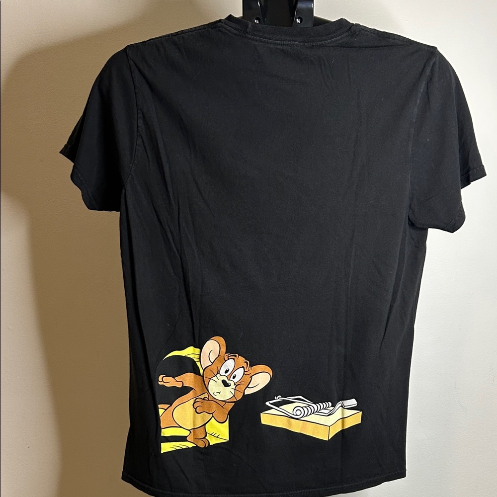 Tom and Jerry Black Cartoon Tee - Picture 5 of 7